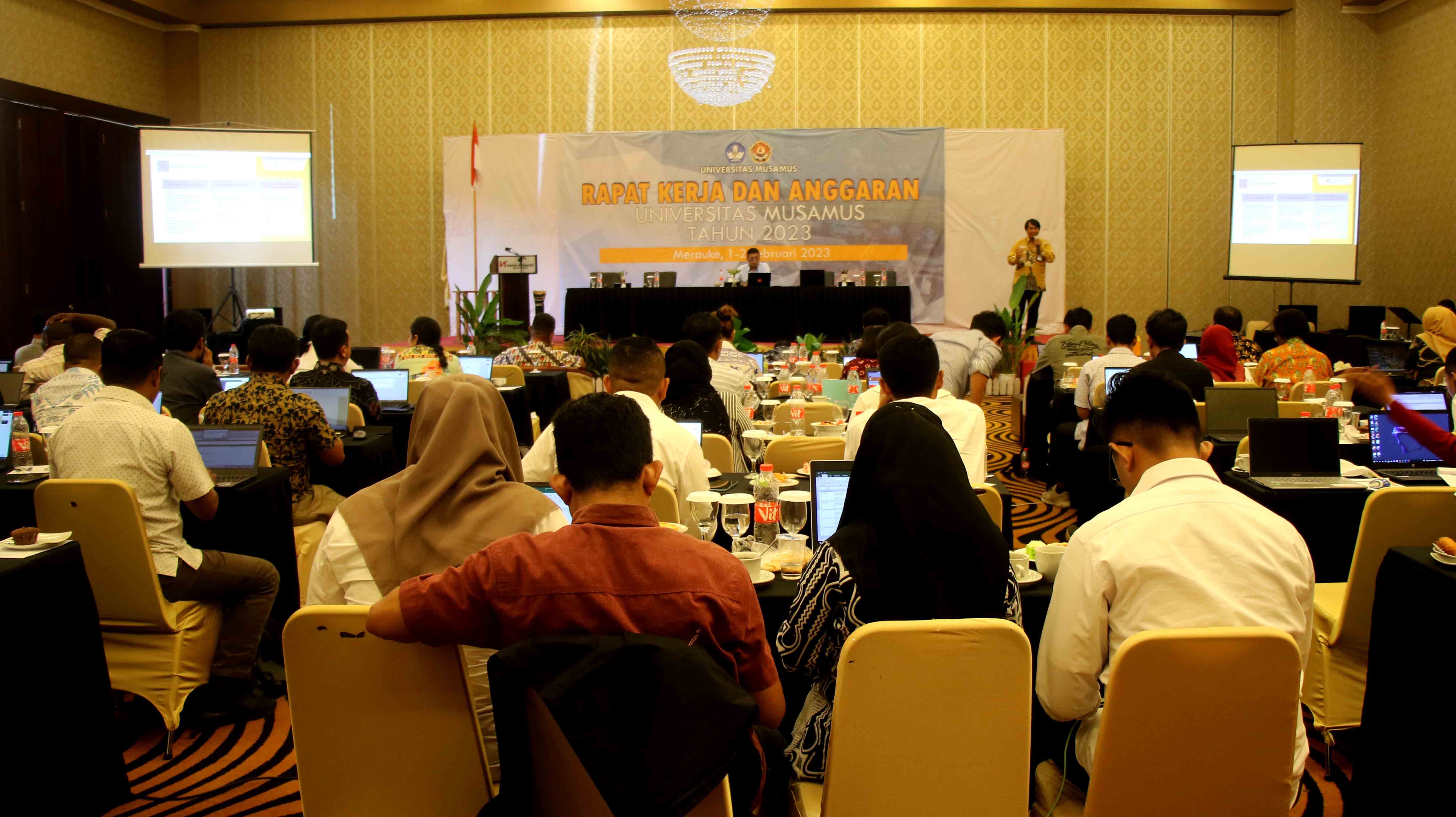 RAPAT KERJA DAN ANGGARAN UNIVERSITAS MUSAMUS TAHUN 2023