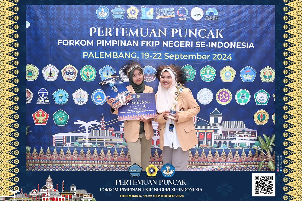Mahasiswa Jurusan Pendidikan Fisika dan Jurusan Pendidikan Kimia Meraih Juara II Lomba LKTI Kategori Saintek di Palembang