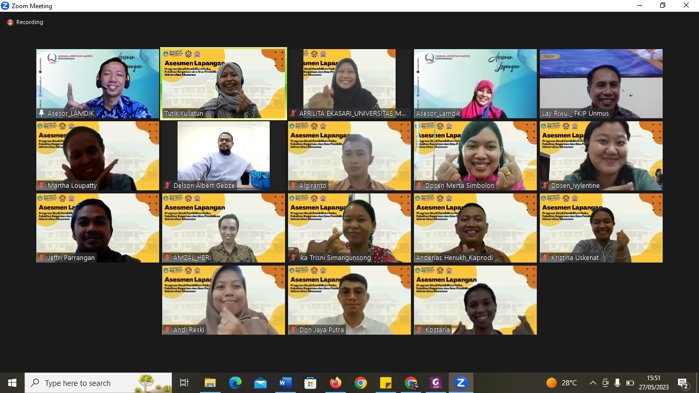 Asesmen Lapangan Jurusan Pendidikan FISIKA oleh LAMDIK