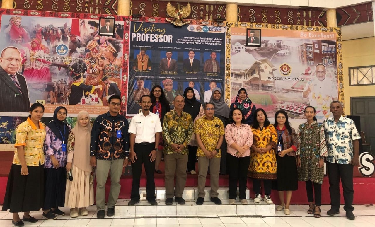 Jurusan Pendidikan Ekonomi Fakuktas Keguruan dan Ilmu Pendidikan Universitas Musamus melaksanakan kegiatan Visiting Professor .